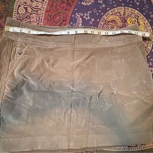 Banana Republic brown corduroy skirt